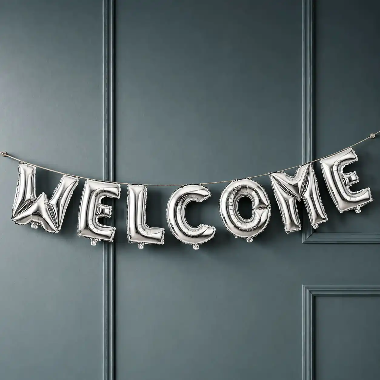 Silver Welcome Foil